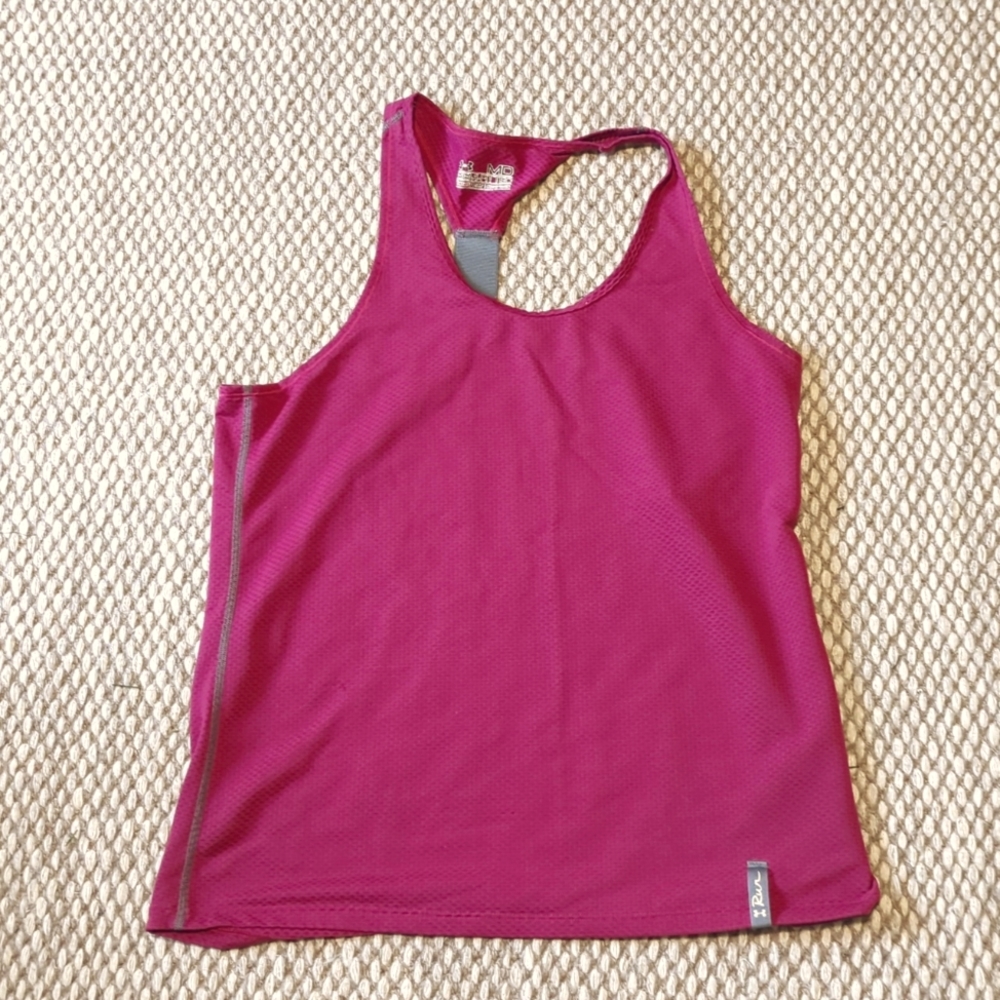 Under Armour magenta athletic tank top